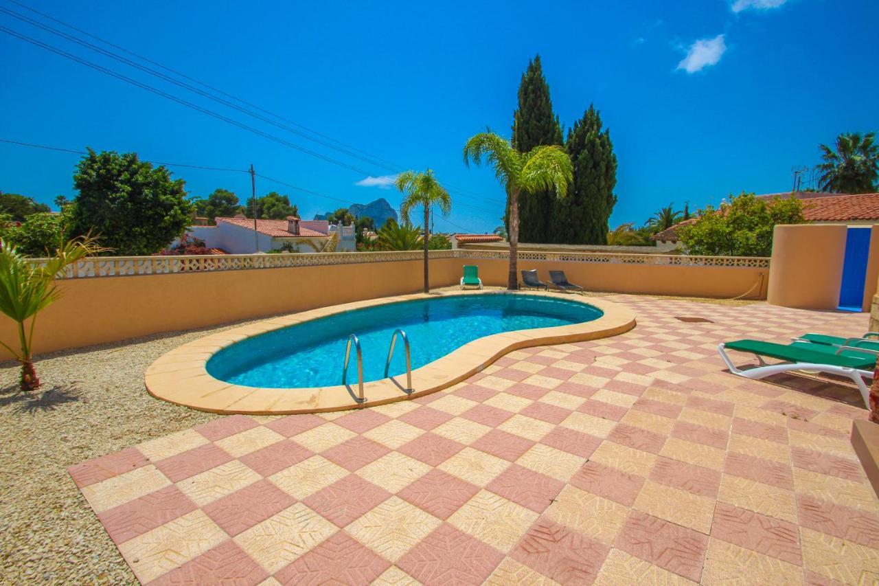 Cometa-86 - Villa With Private Pool Close To The Beach In Calpe Empedrola Exterior foto